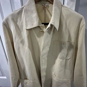 Made in Italy Men's Cream Jacket